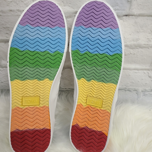 TOMS Baja Unity Slip-On Sneakers | White | Size 11.5 | NIB | Casual Comfort S - Picture 10 of 13